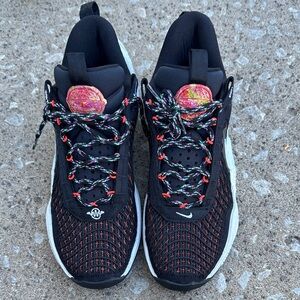 Nike Black and Red Athletic Shoes